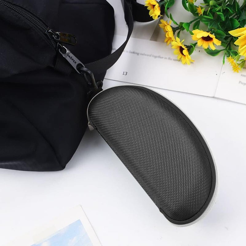 SteelFever 3pcs Zipper Hard Shell Sunglasses Case and Eyeglasses Case Portable Travel Glasses Case with Plastic Hook - Image 5